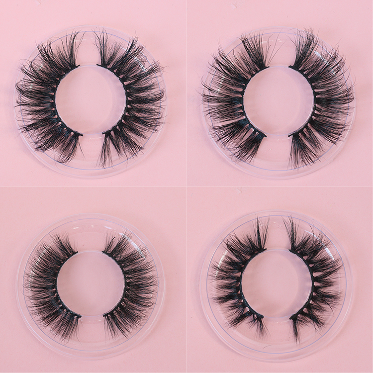 Own brand 3D mink eyelash packaging box with wholesale price USA 