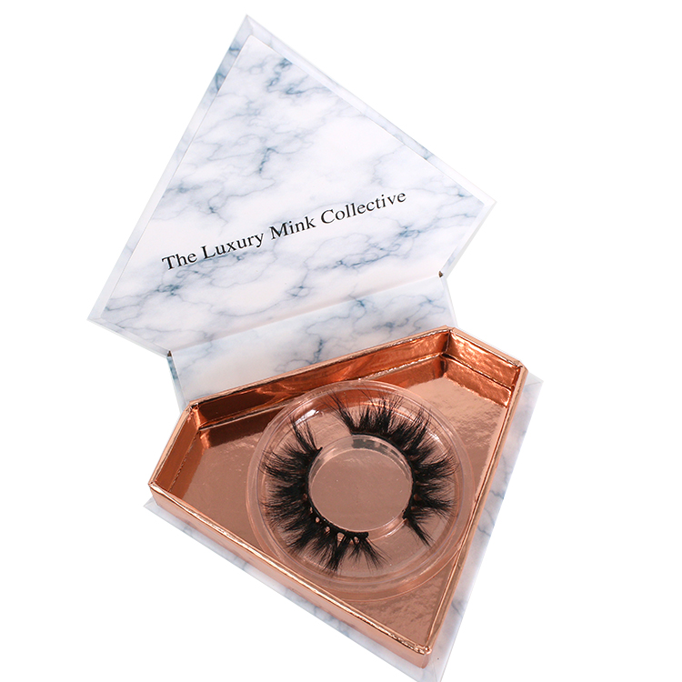 2021 suppliers wholesale eyelash packaging box for Siberian mink lash to America