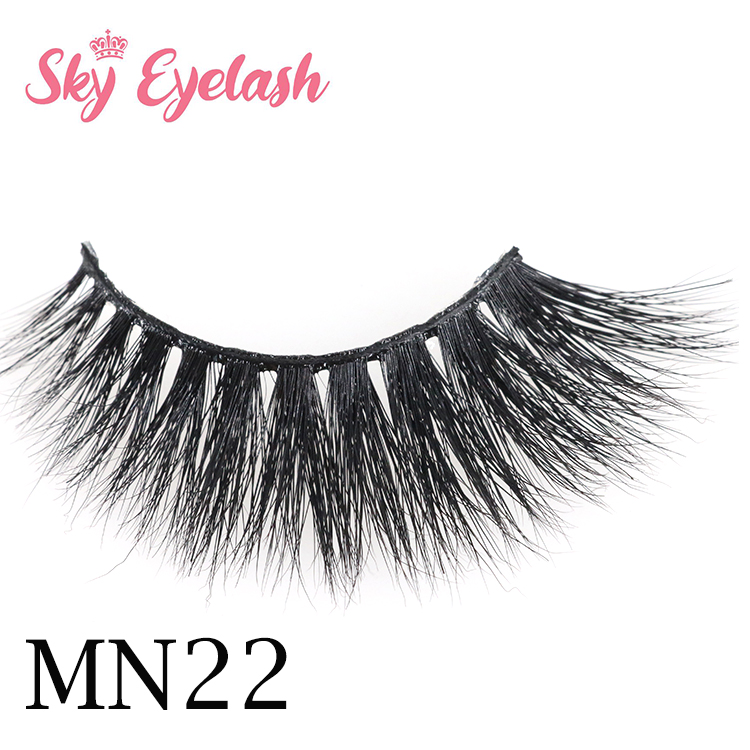 Lashes vendor custom false mink eyelashes with private label packages to USA CO